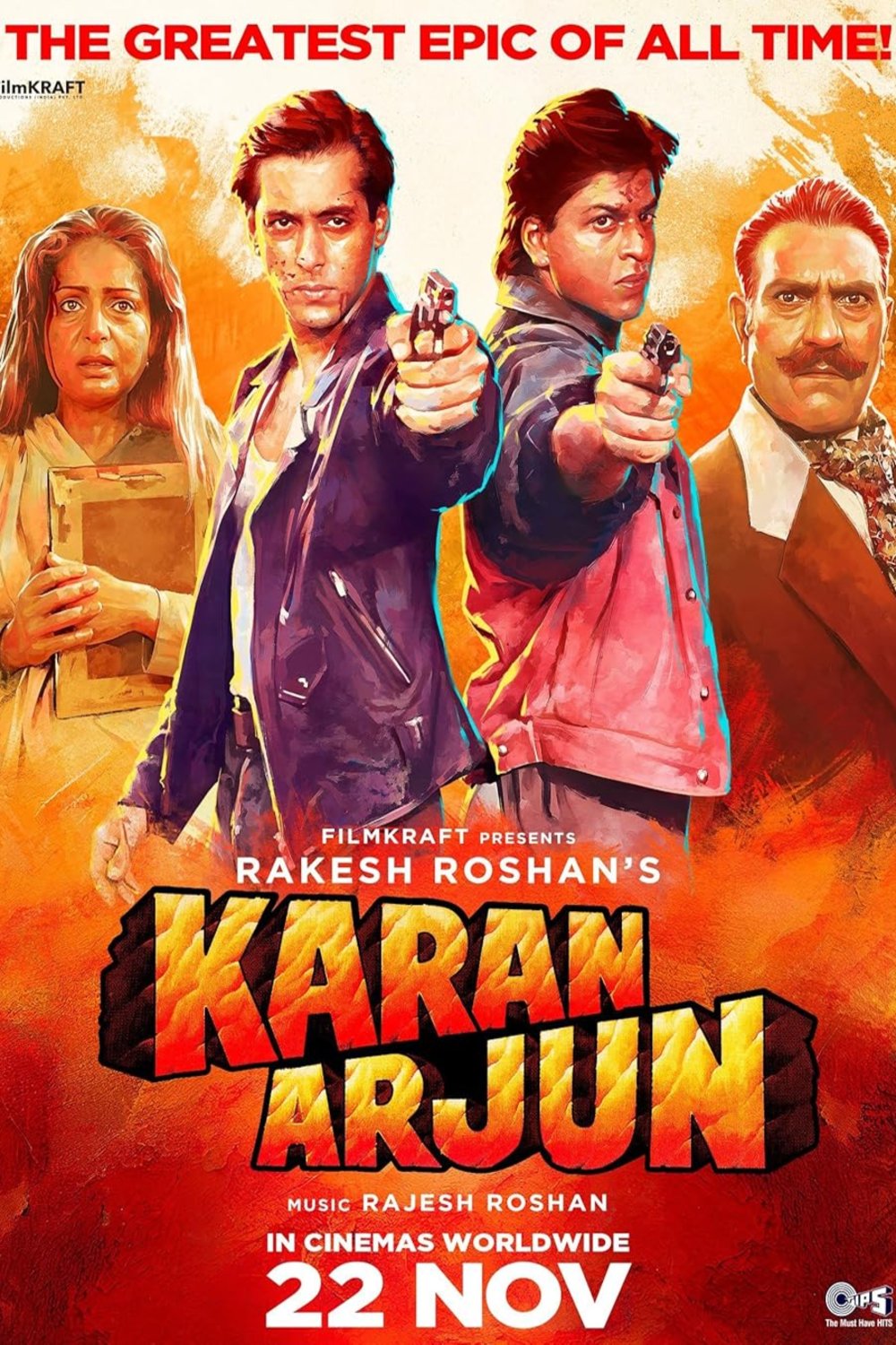Poster of the movie Karan Arjun