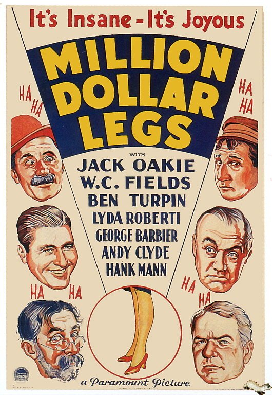 L'affiche du film Million Dollar Legs