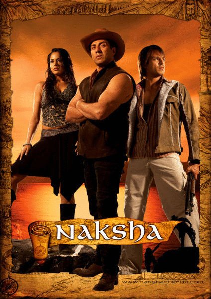 L'affiche originale du film Naksha en Hindi