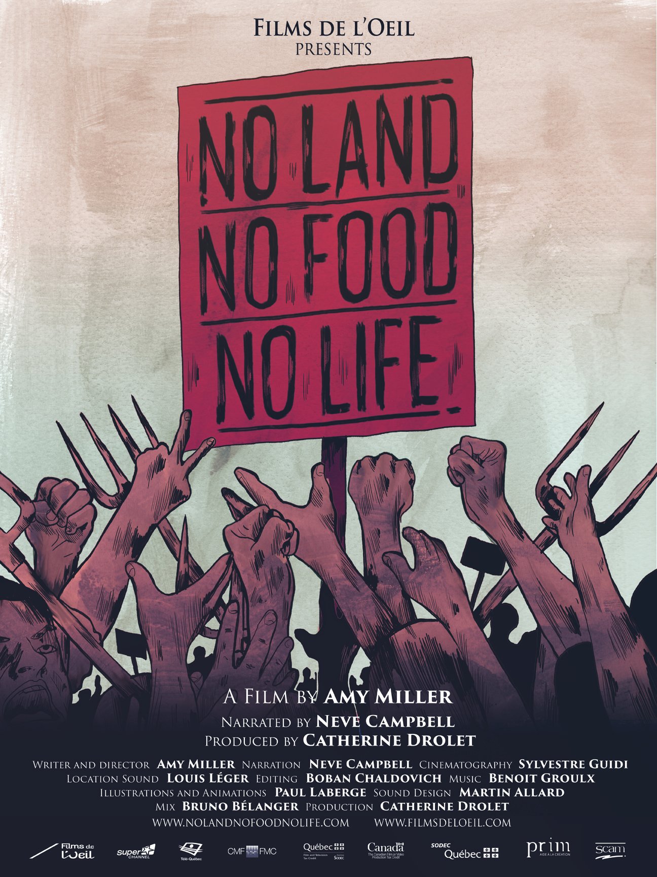 L'affiche du film No Land No Food No Life