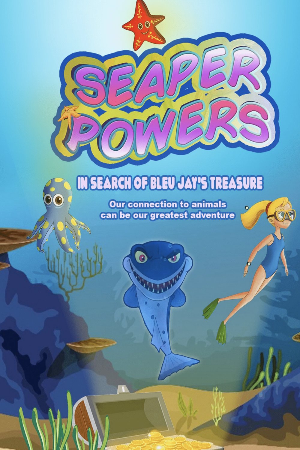 L'affiche du film Seaper Powers: Mystery of the Blue Pearls [2023]