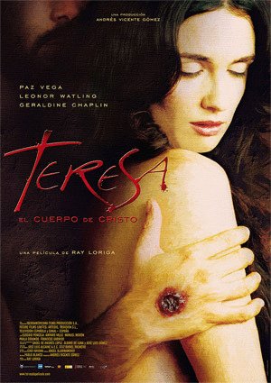 L'affiche originale du film Teresa, el cuerpo de Cristo en espagnol