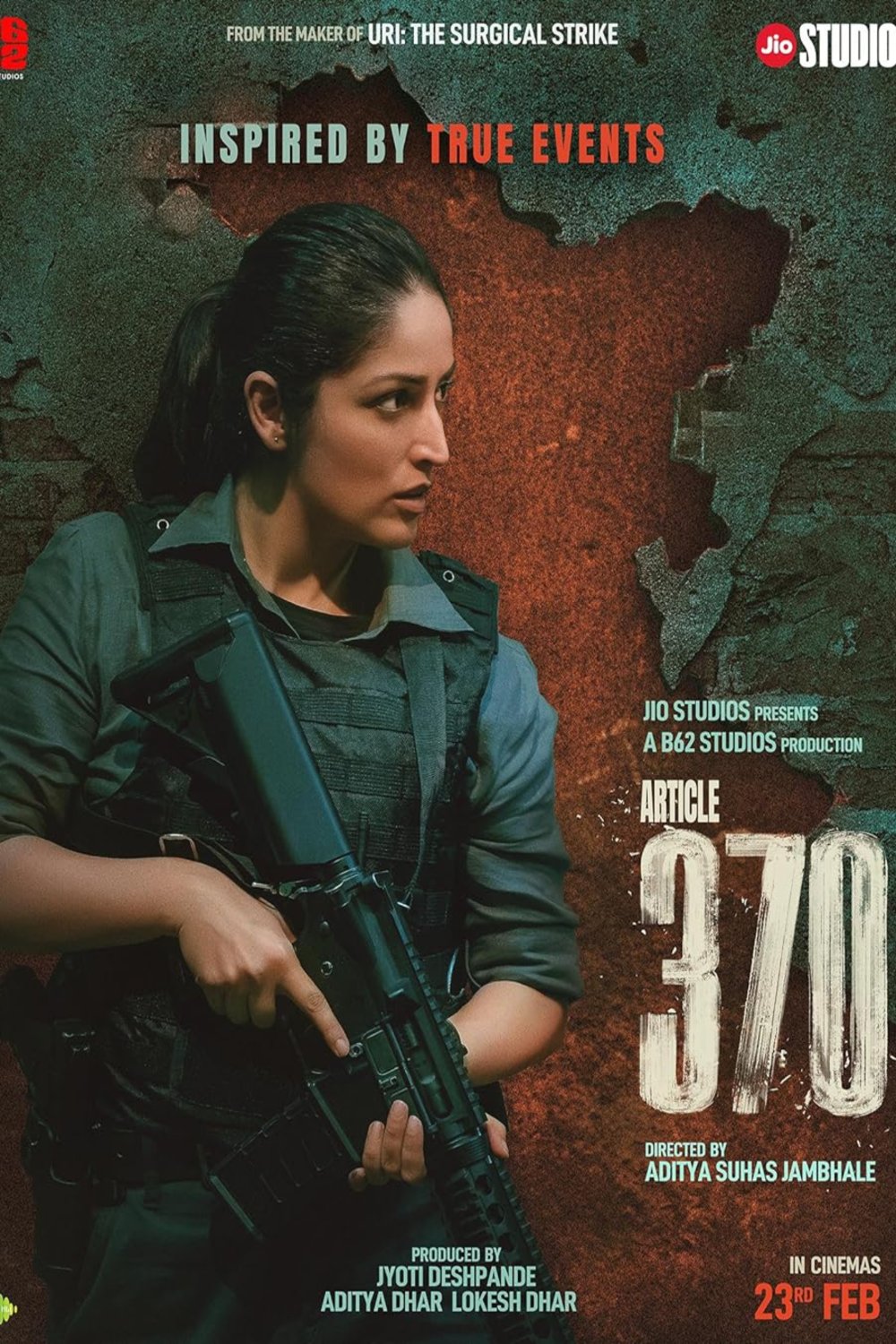 L'affiche originale du film Article 370 en Hindi