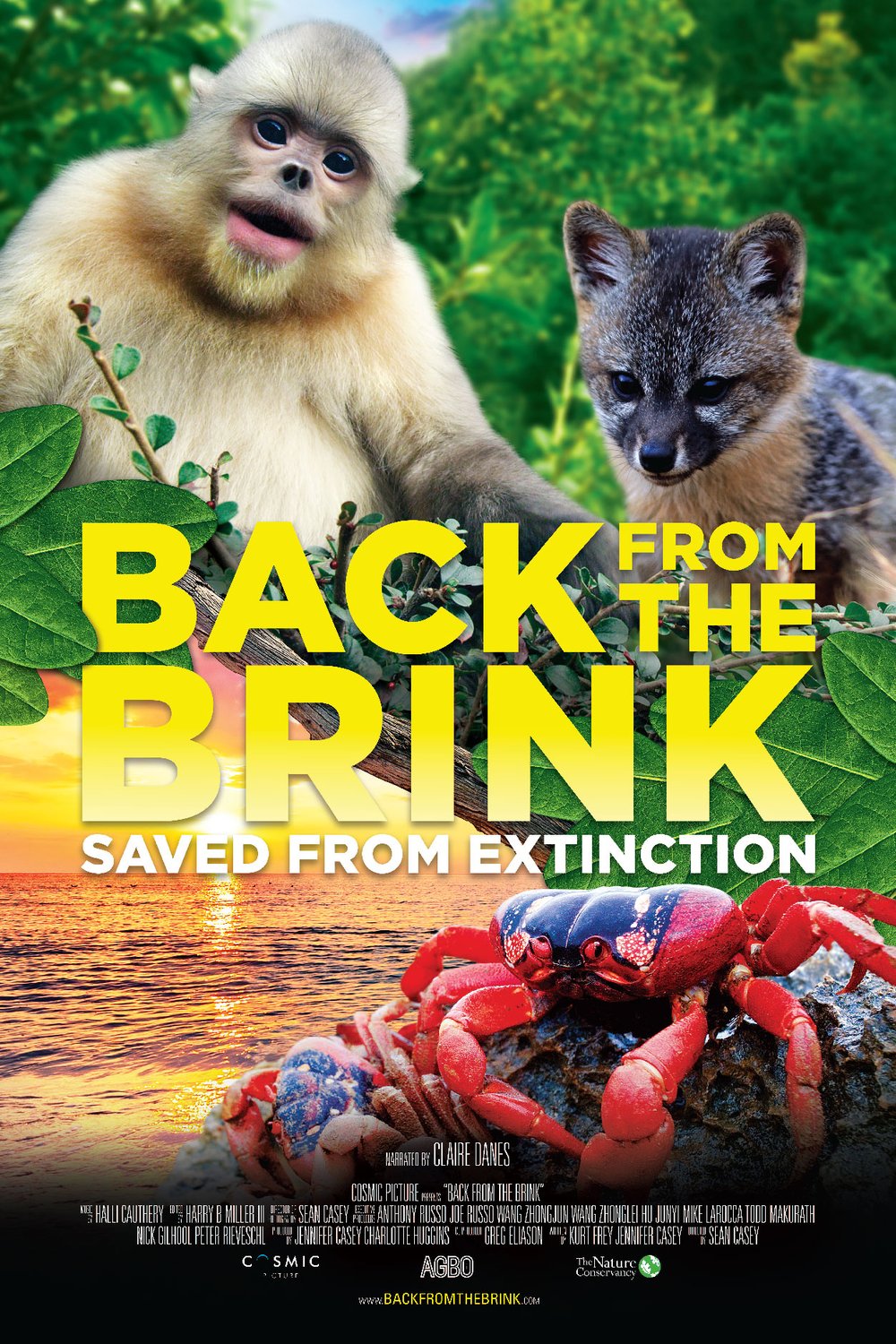 L'affiche du film Back From the Brink: Saved From Extinction
