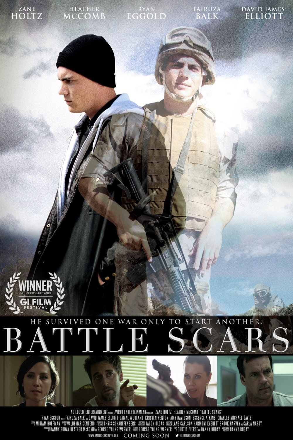 L'affiche du film Battle Scars