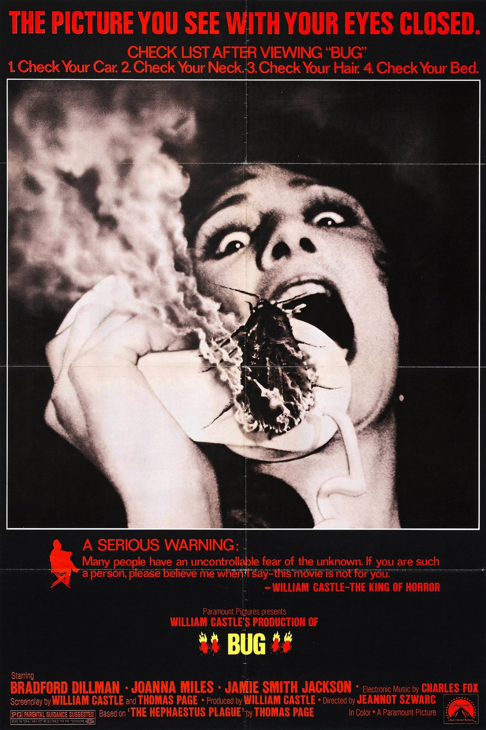 L'affiche du film Bug
