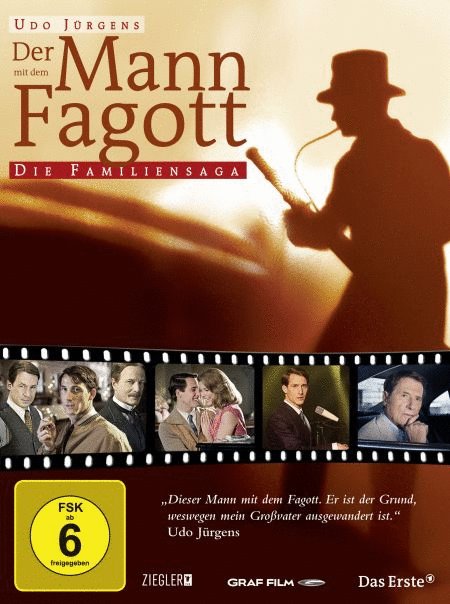 L'affiche originale du film The Man with the Bassoon en allemand