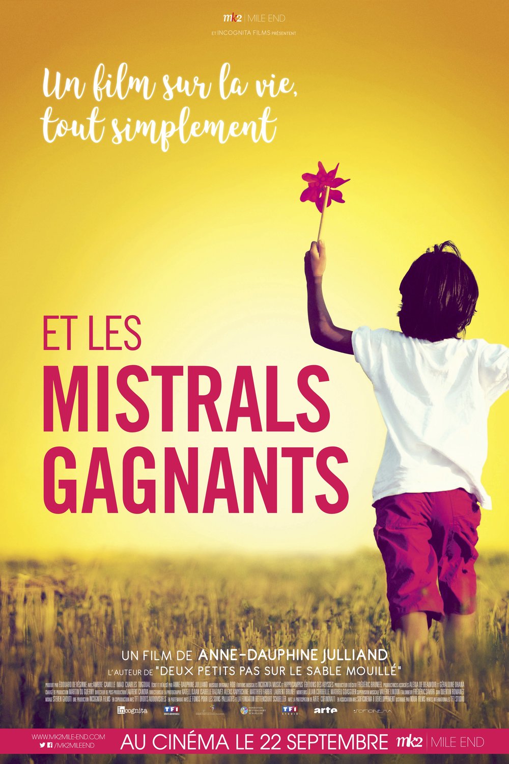 L'affiche du film Et les mistrals gagnants [2016]