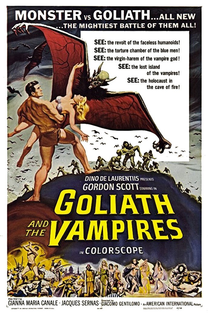 L'affiche du film Goliath and the Vampires [1961]