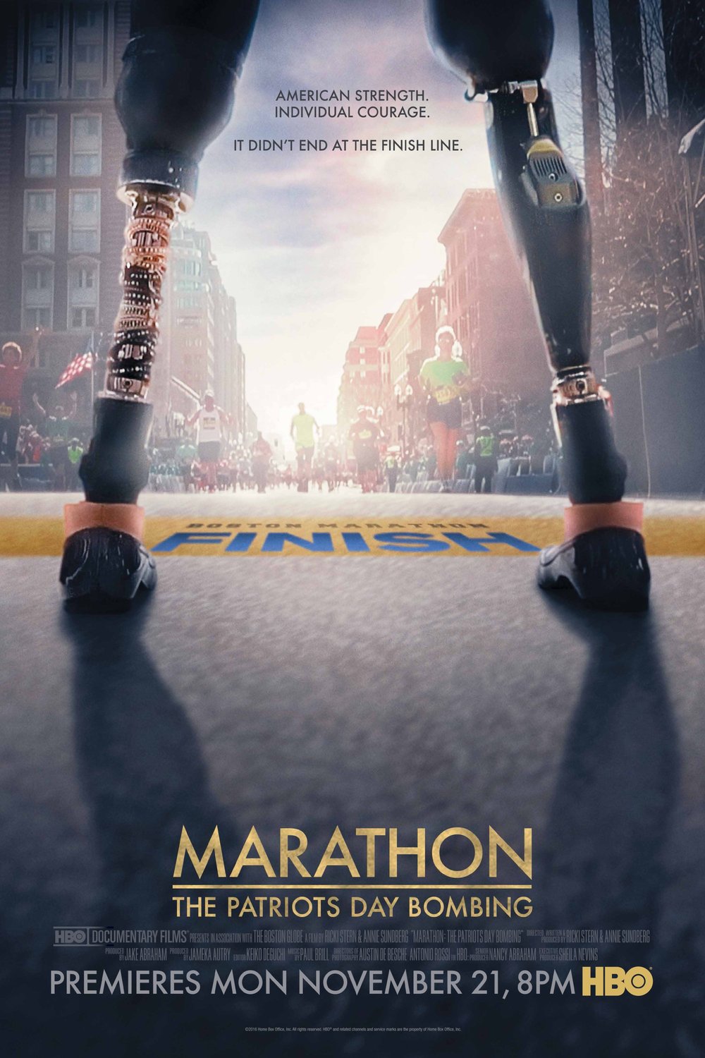 L'affiche du film Marathon: The Patriots Day Bombing