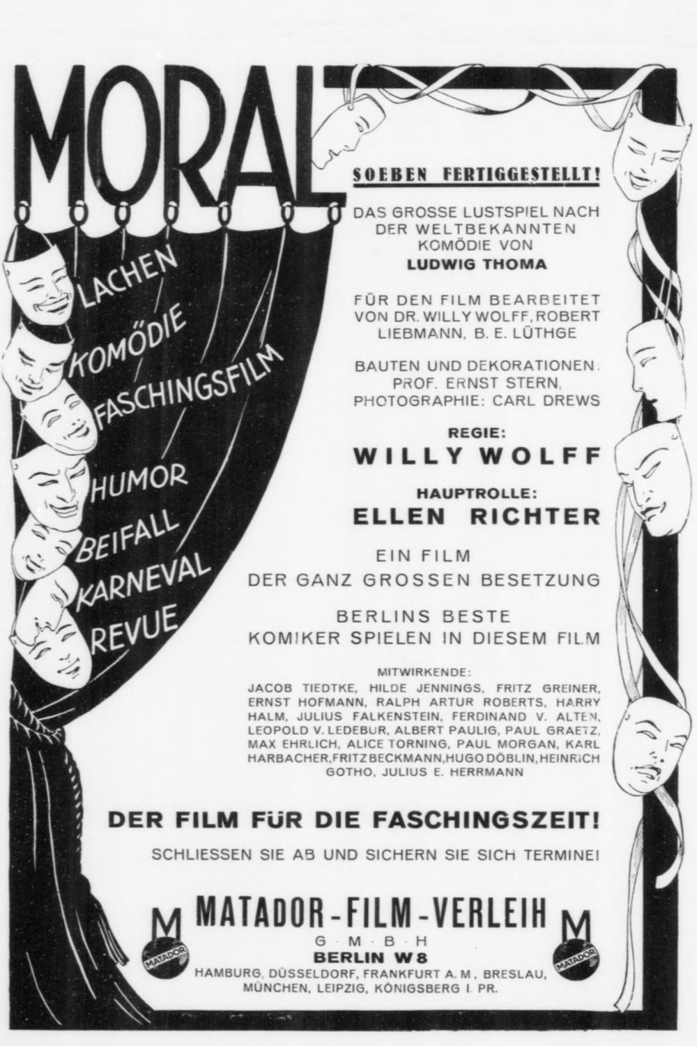 Poster of the movie Moral [1928]