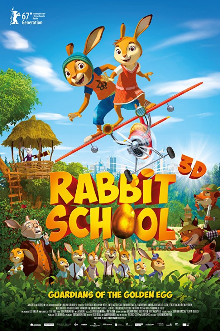 L'affiche du film Rabbit School: Guardians of the Golden Egg