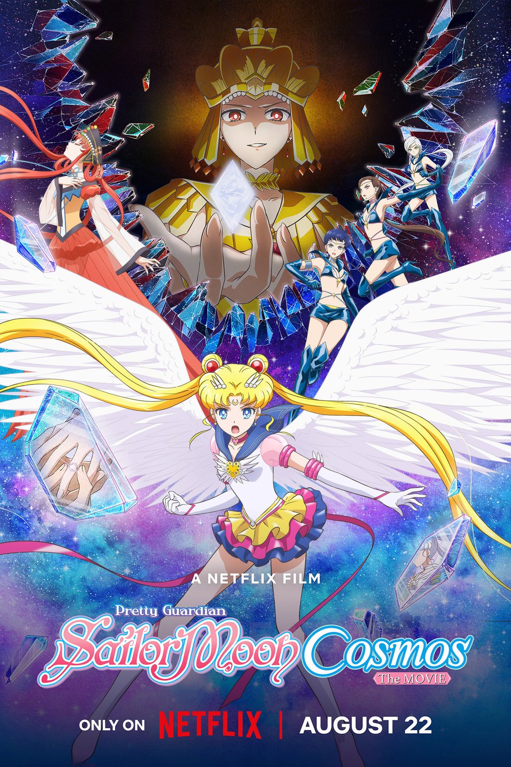 L'affiche du film Sailor Moon Cosmos [2023]