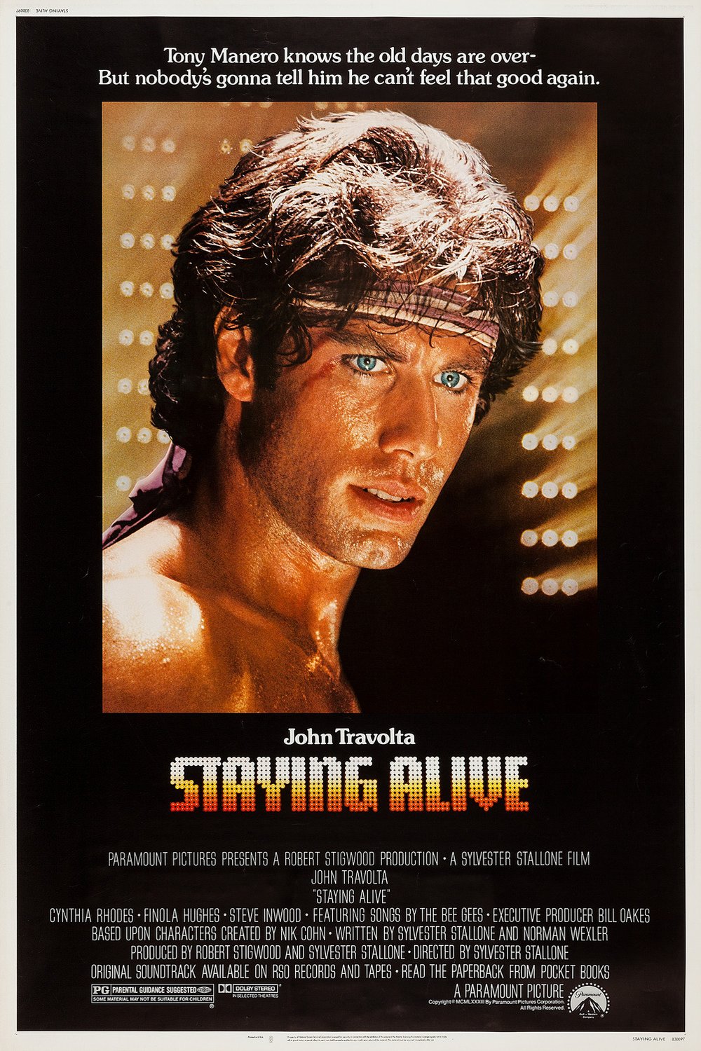 L'affiche du film Staying Alive