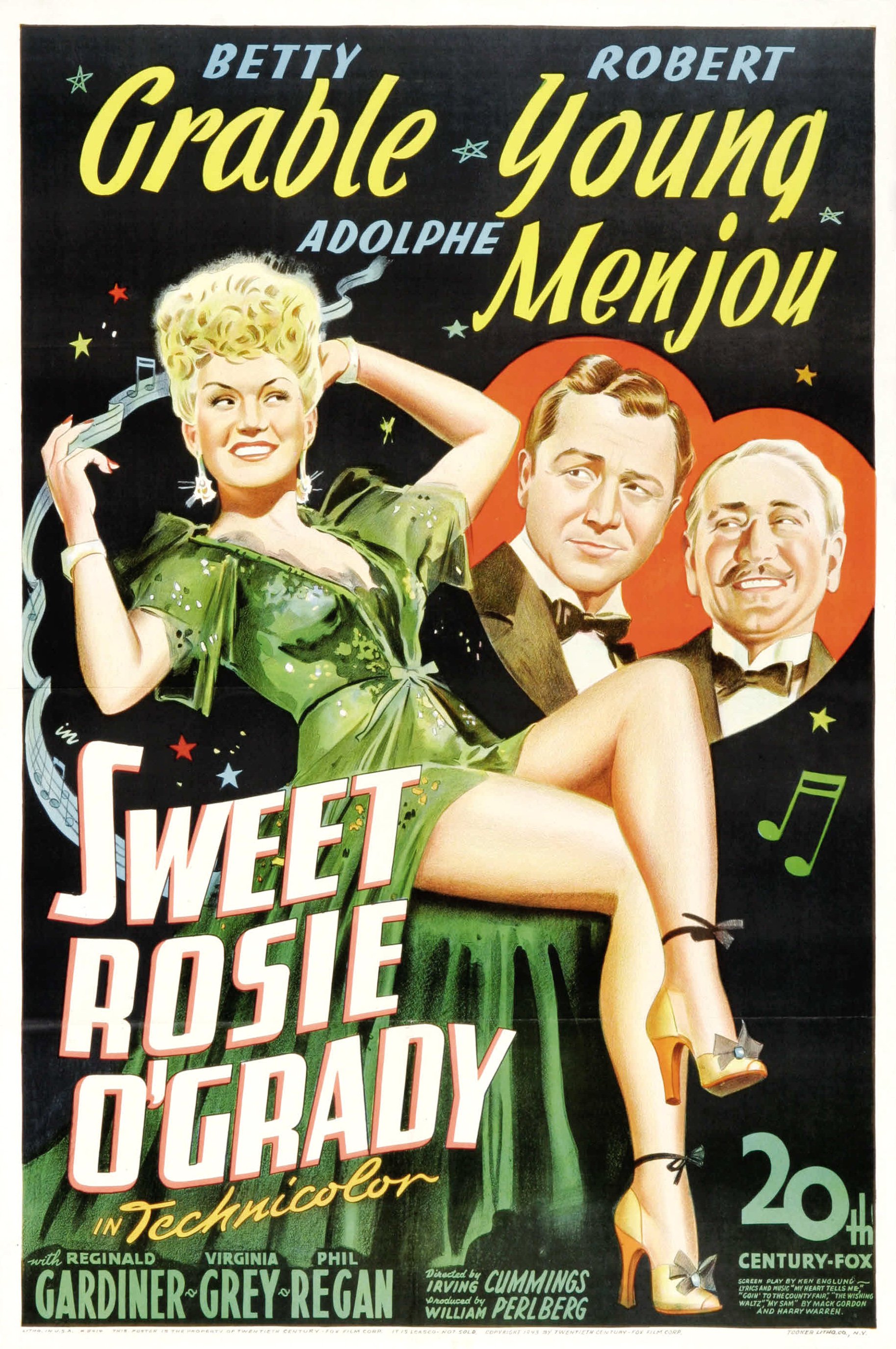 L'affiche du film Sweet Rosie O'Grady
