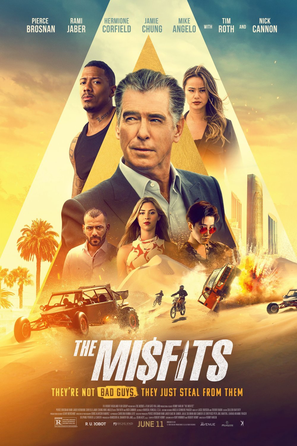 L'affiche du film The Misfits [2021]