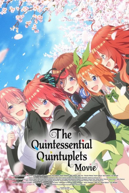 L'affiche du film The Quintessential Quintuplets Movie