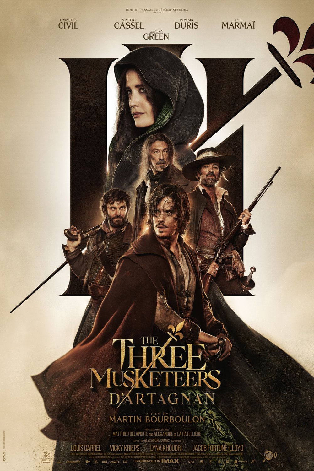 L'affiche du film The Three Musketeers: D'Artagnan