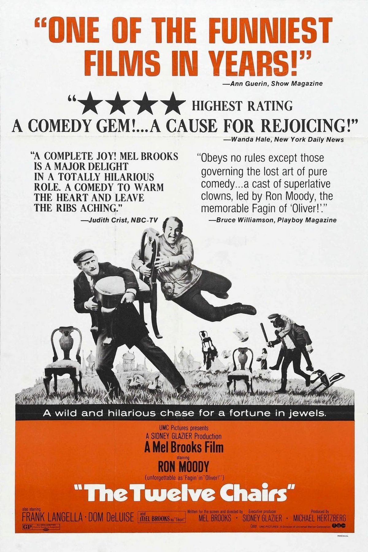 L'affiche du film The 12 Chairs [1970]