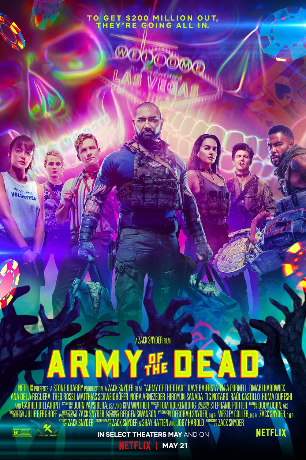 L'affiche du film Army of the Dead