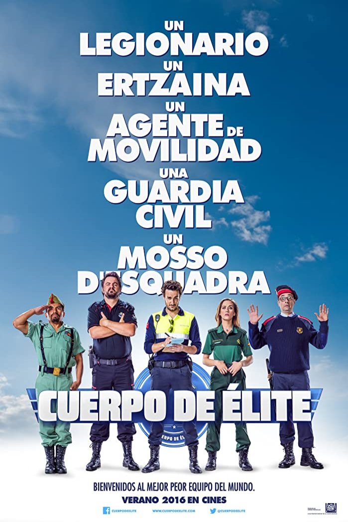 L'affiche originale du film Corps d'élite en espagnol