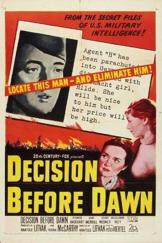 Poster of the movie Decision Before Dawn