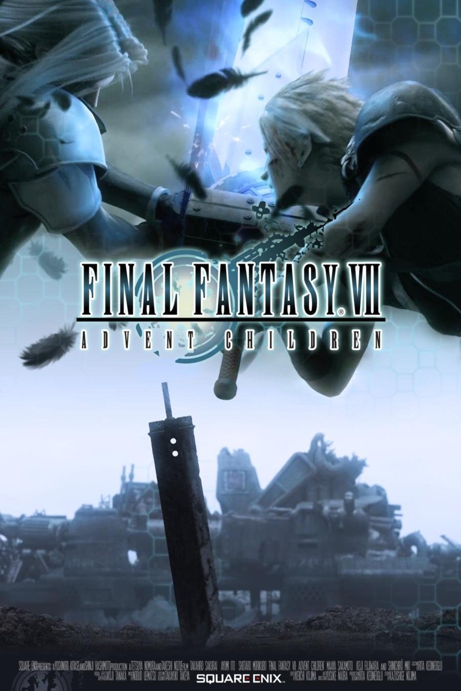L'affiche originale du film Final Fantasy 7: Advent Children v.f. en japonais