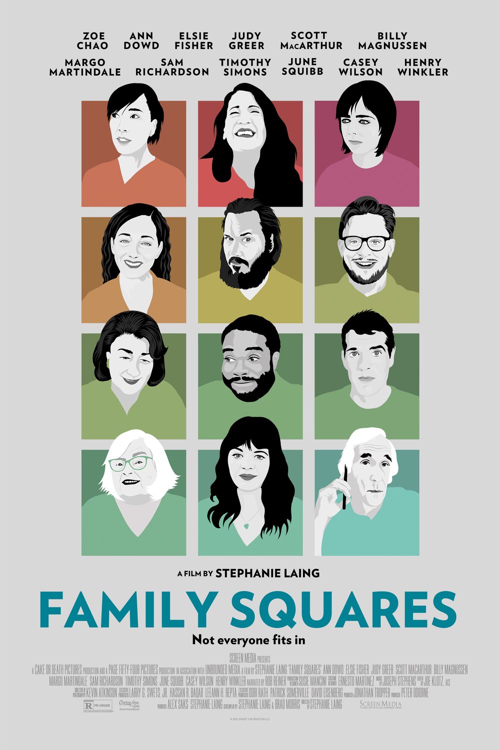 L'affiche du film Family Squares