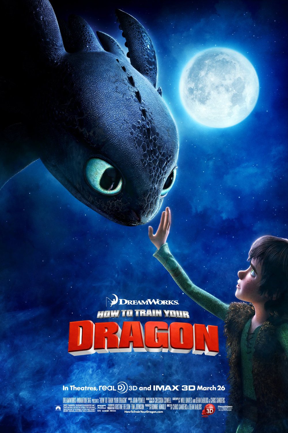 L'affiche du film How to Train Your Dragon