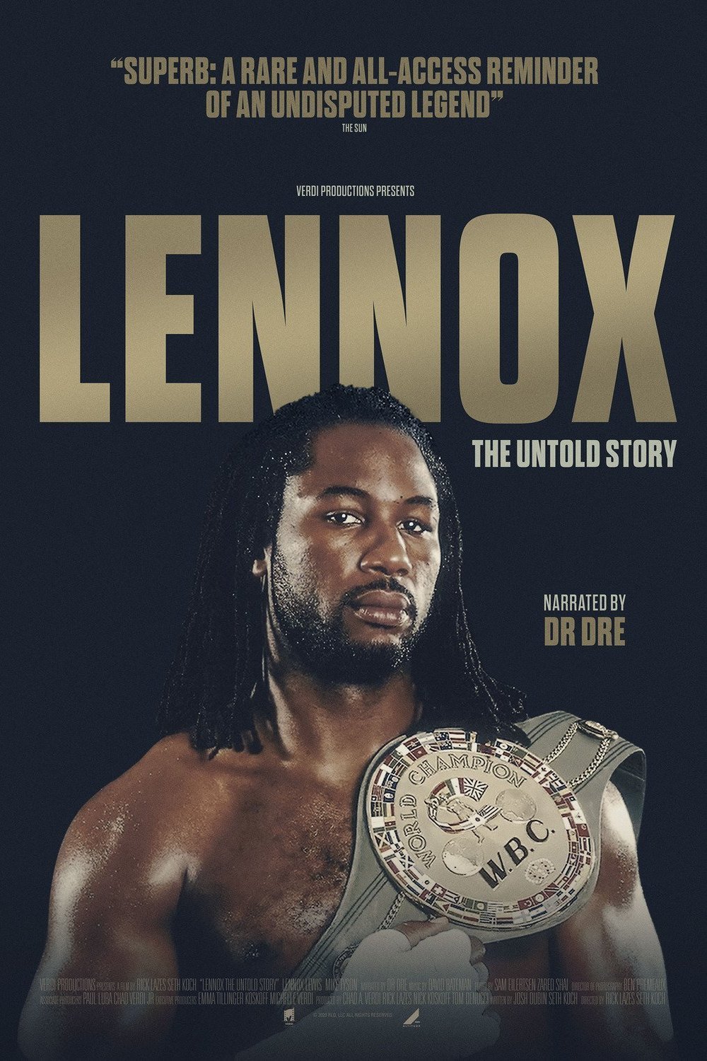 L'affiche du film Lennox Lewis: The Untold Story