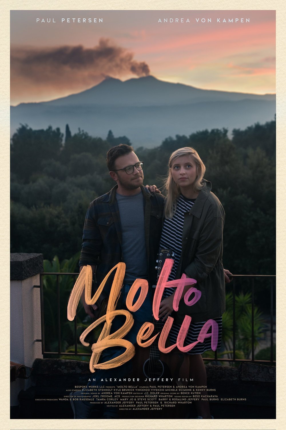 L'affiche originale du film Molto Bella en anglais