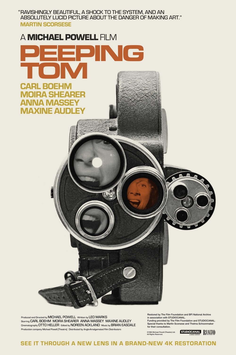 L'affiche du film Peeping Tom