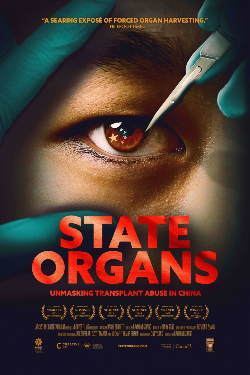 L'affiche du film State Organs: Unmasking Transplant Abuse in China [2024]