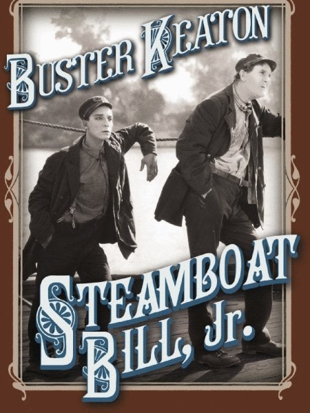 L'affiche du film Steamboat Bill Jr.