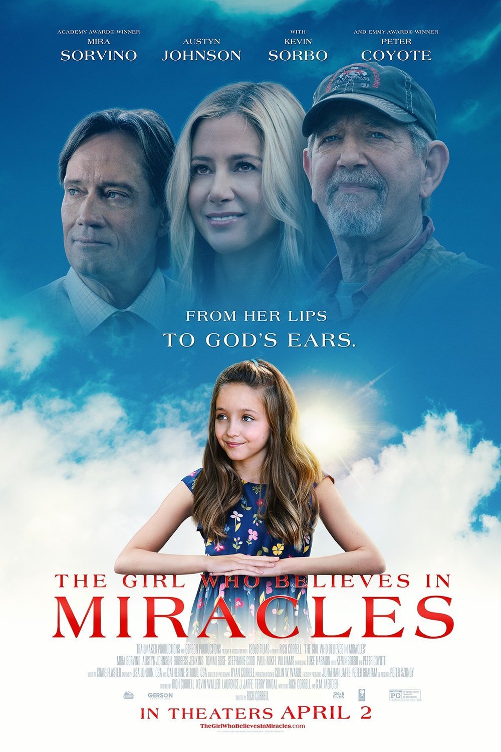 L'affiche du film The Girl Who Believes in Miracles