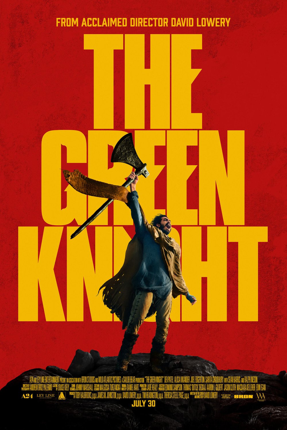 L'affiche du film The Green Knight [2021]
