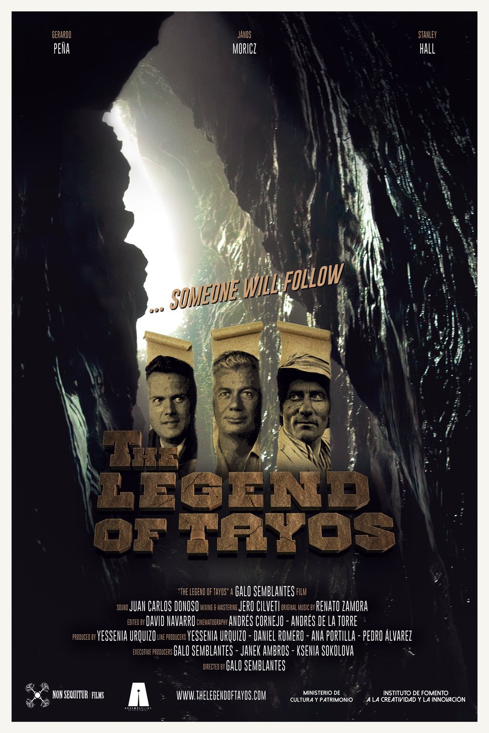 L'affiche originale du film The Legend of Tayos en allemand