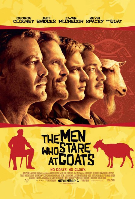 L'affiche du film The Men Who Stare at Goats