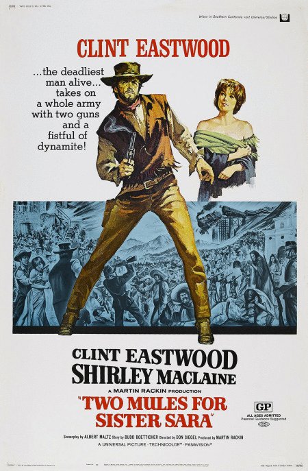 L'affiche du film Two Mules for Sister Sara