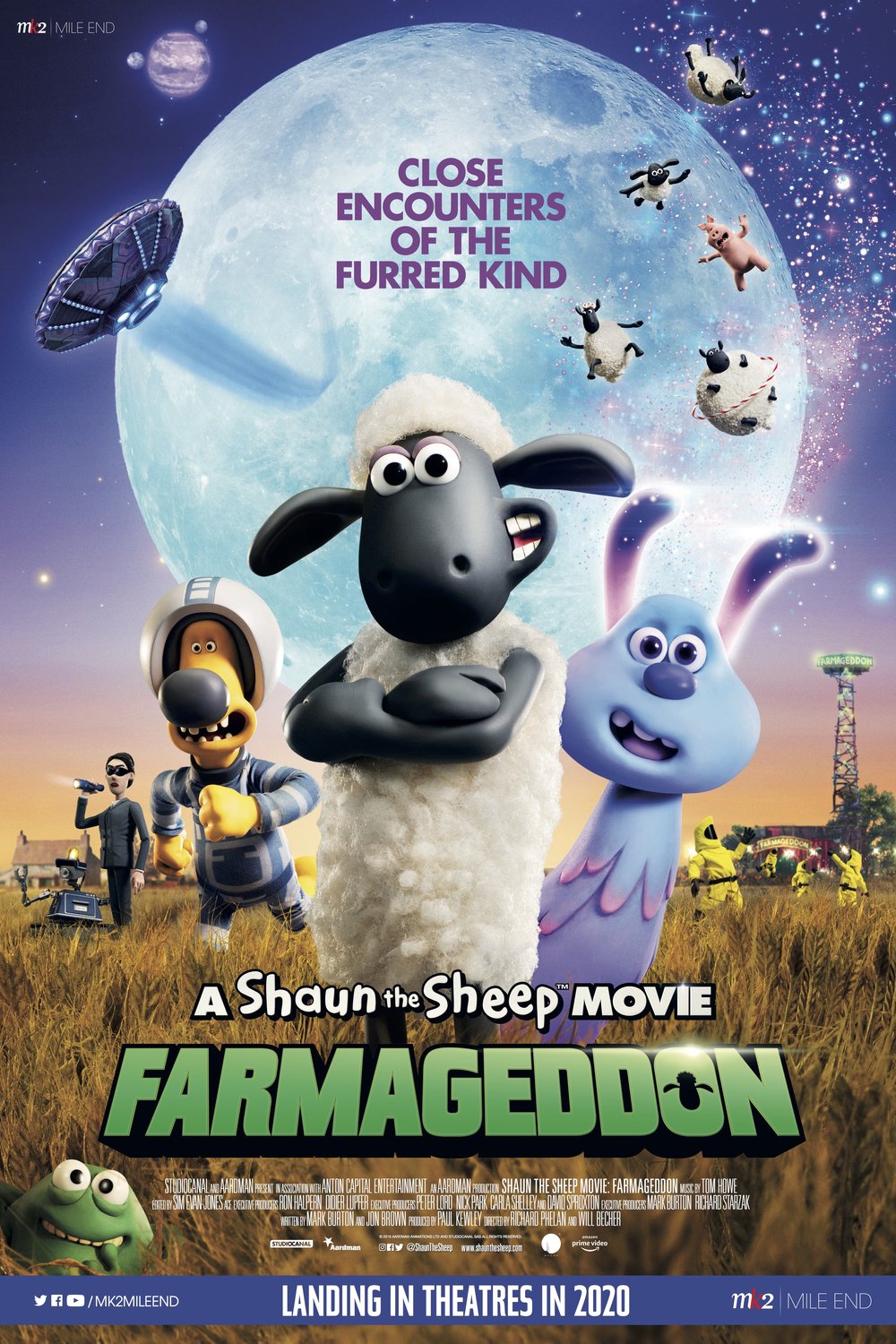 L'affiche du film A Shaun the Sheep Movie: Farmageddon