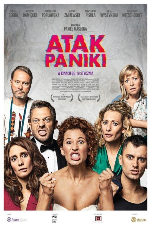 Polish poster of the movie Atak paniki