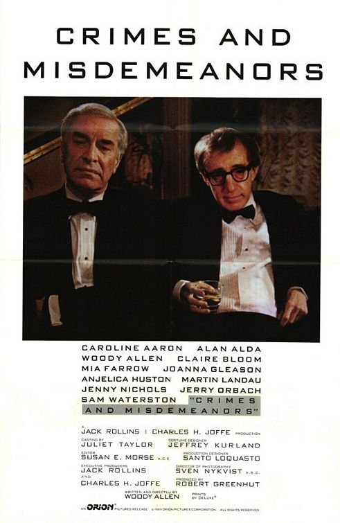 L'affiche du film Crimes and Misdemeanors