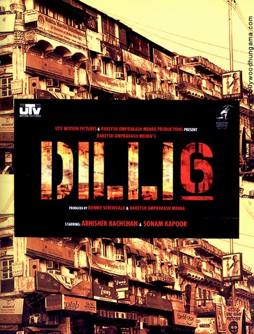 L'affiche originale du film Delhi 6 en Hindi