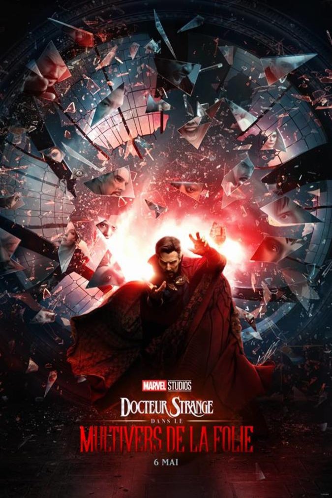 L'affiche du film Docteur Strange dans le Multivers de la Folie [2022]