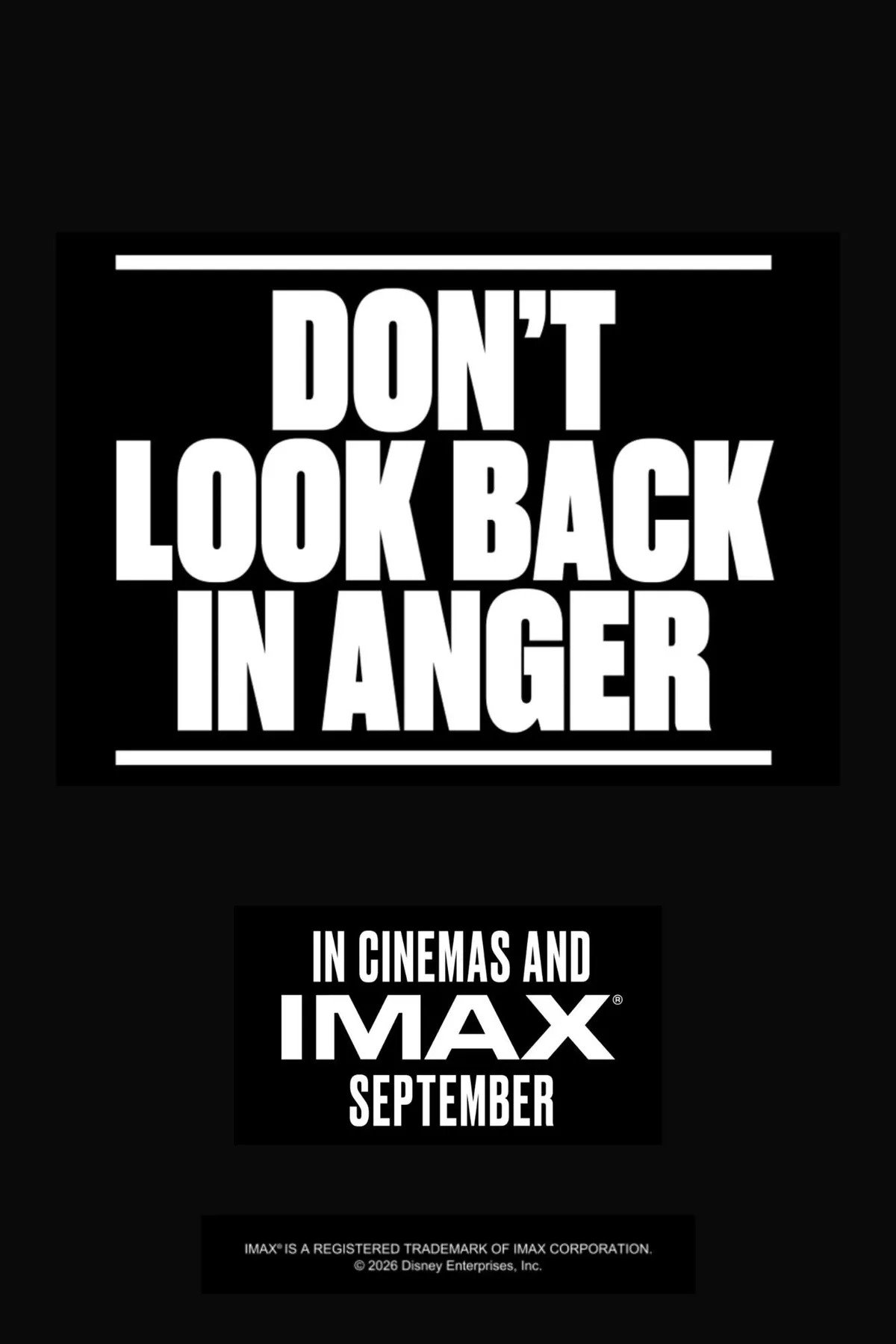 Poster of the movie Don't Look Back in Anger [2026]