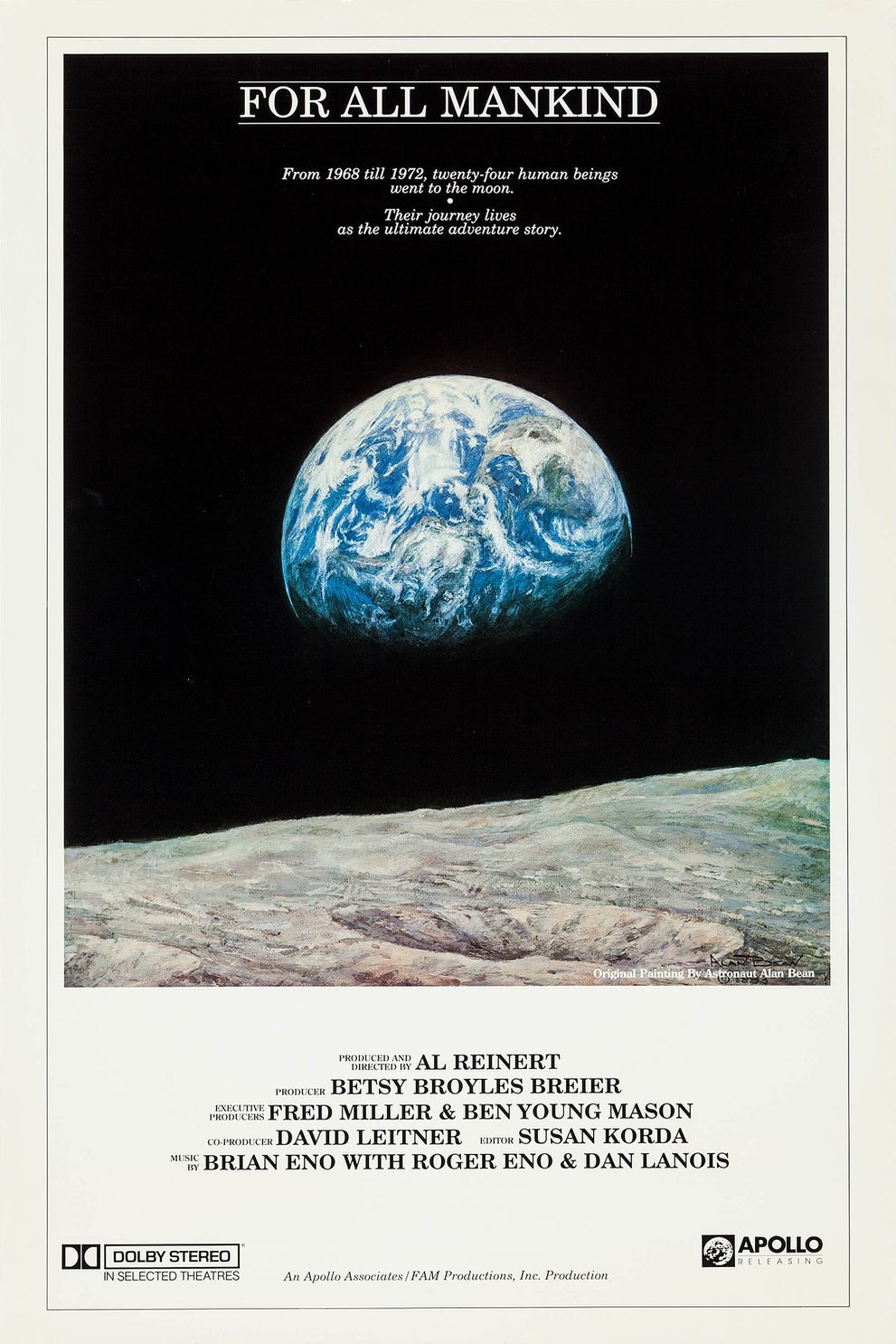 L'affiche du film For All Mankind