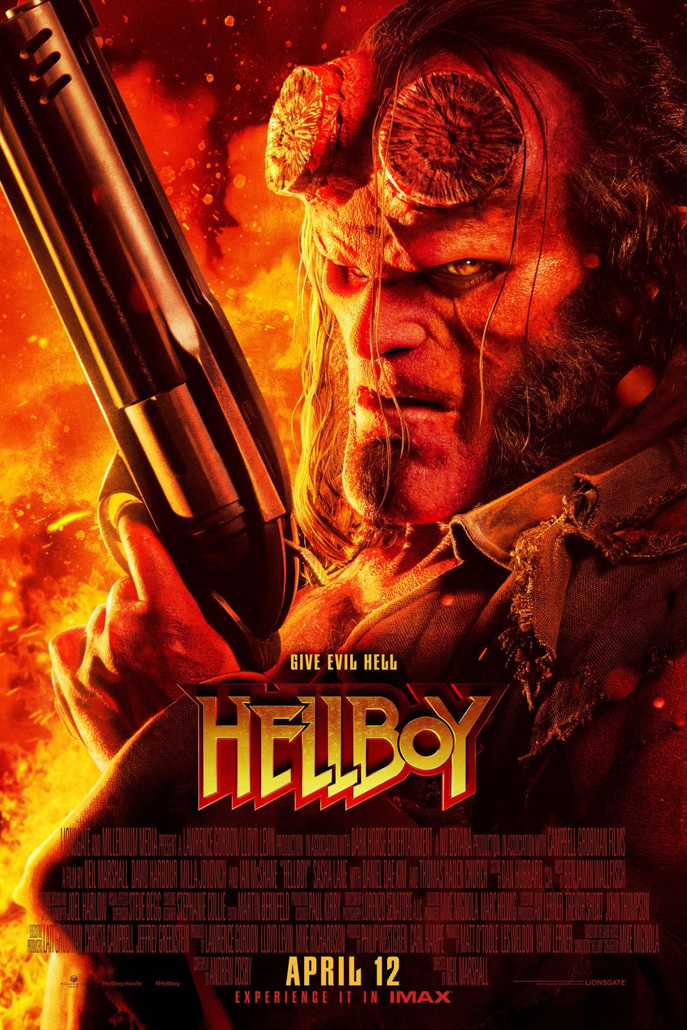 L'affiche du film Hellboy