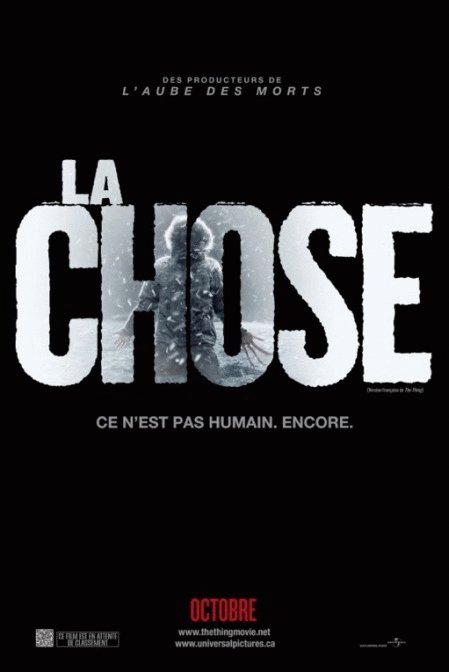 L'affiche du film La Chose