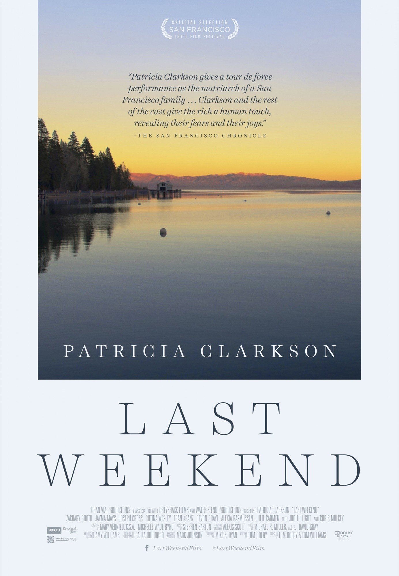 L'affiche du film Last Weekend