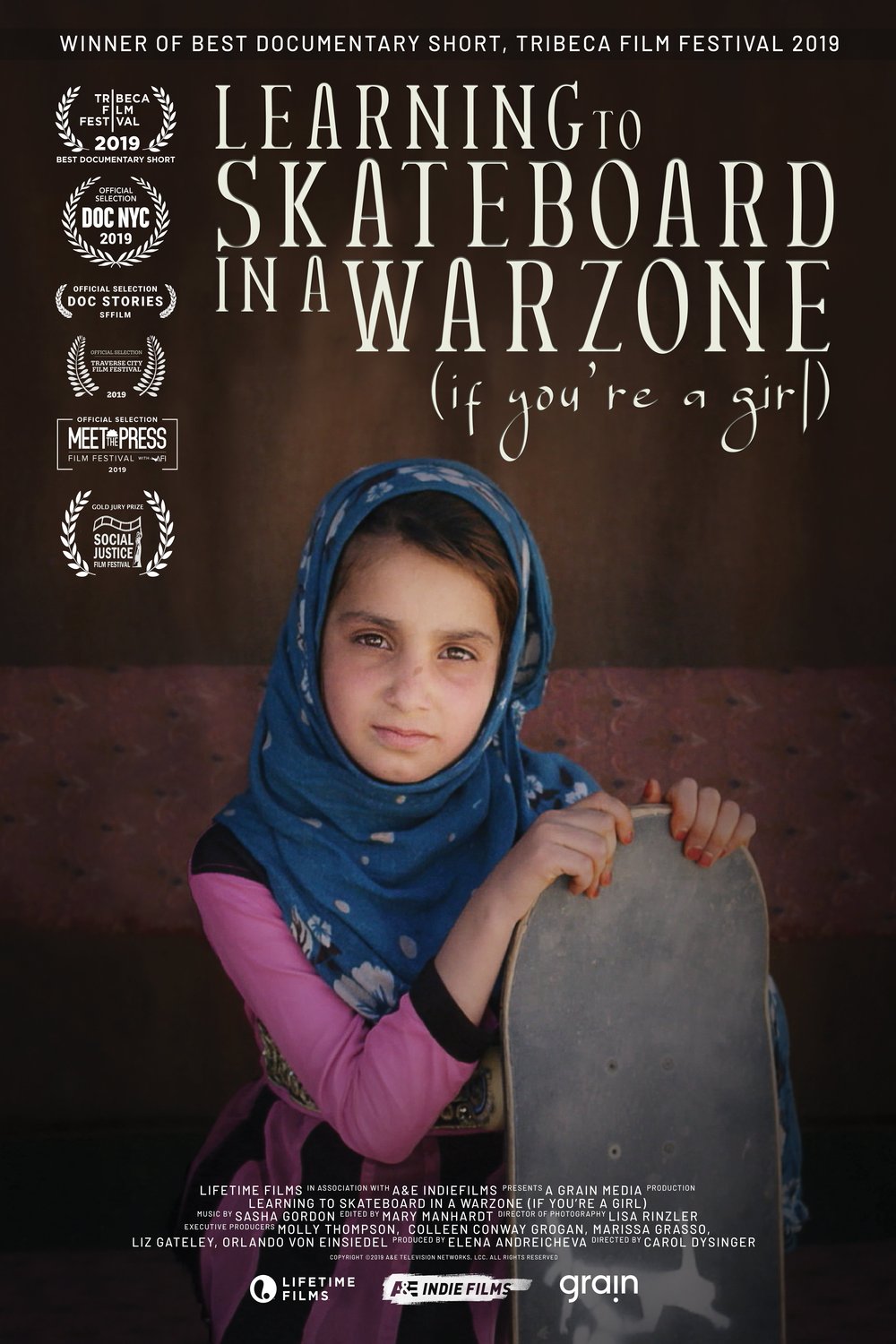Dari poster of the movie Learning to Skateboard in a Warzone, If You're a Girl